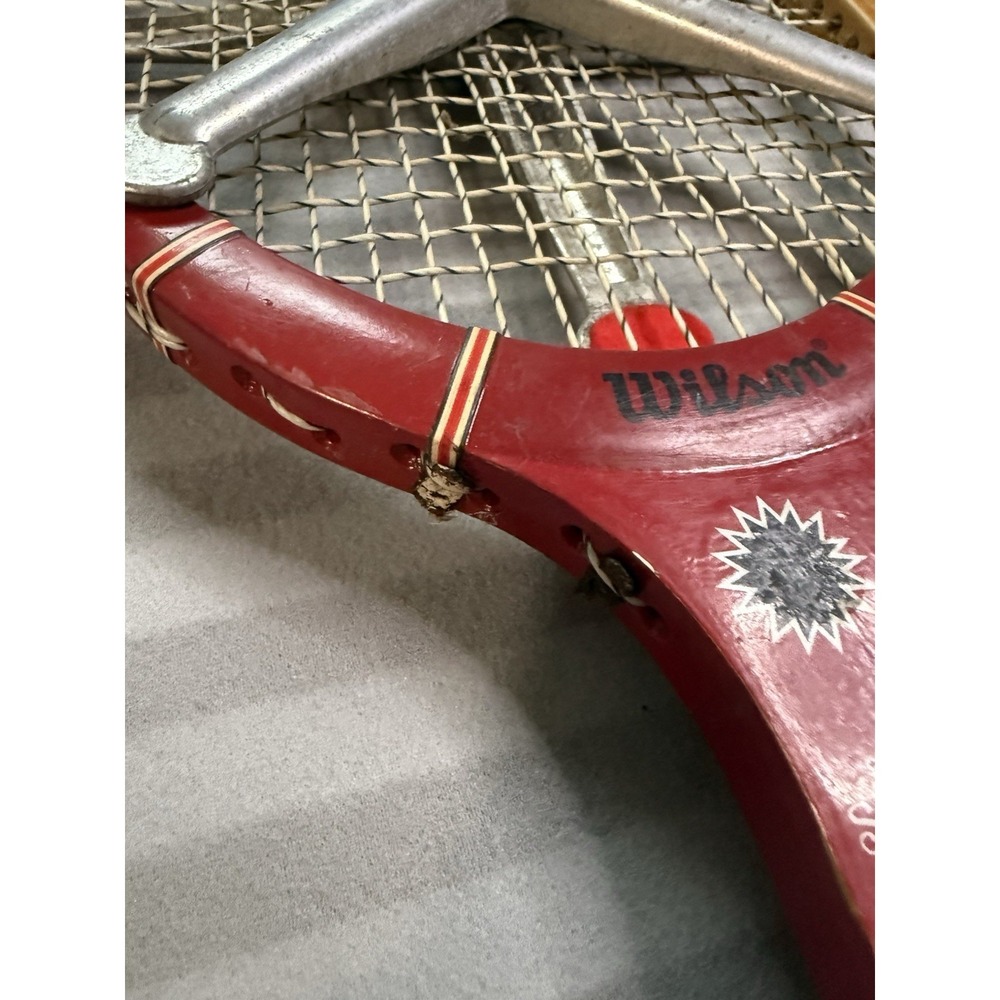 Vintage Wilson Stan Smith Capri Tennis Racket EUC With Dunhill Press RARE HTF - Picture 15 of 16